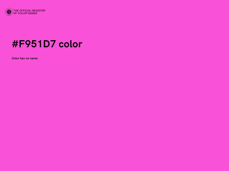 #F951D7 color image