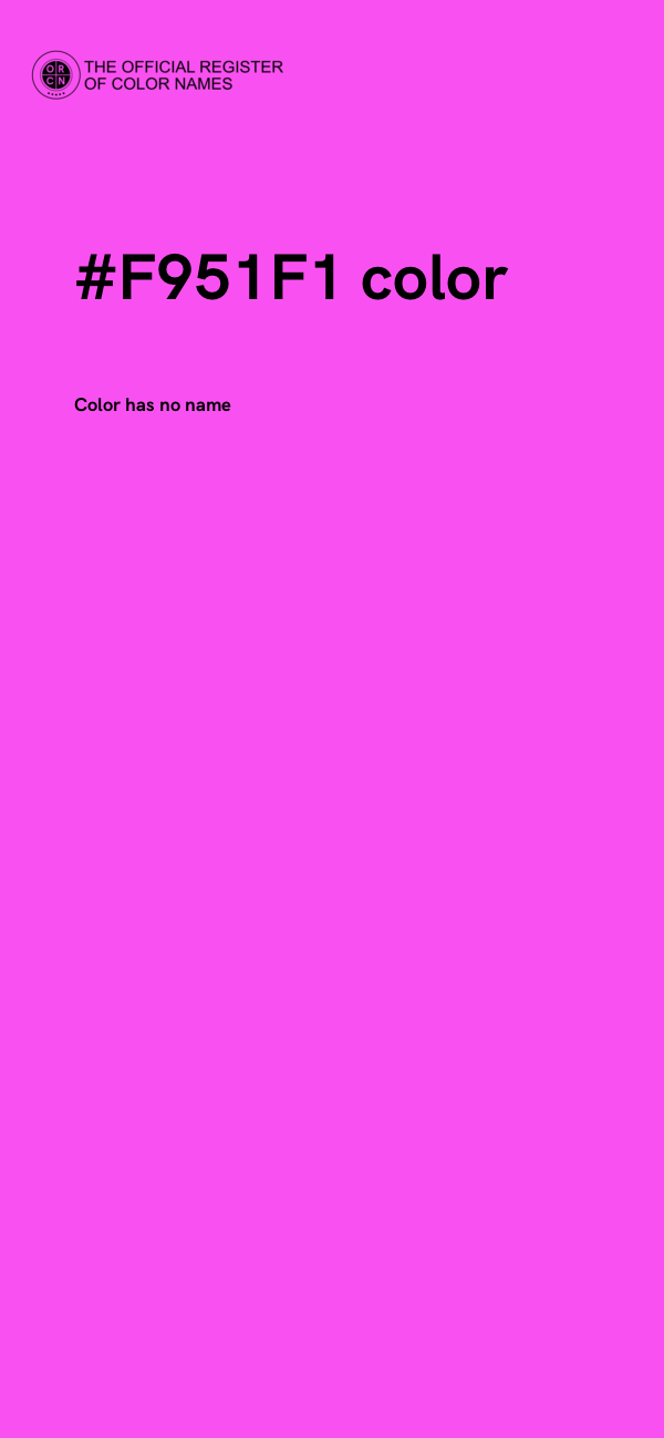 #F951F1 color image