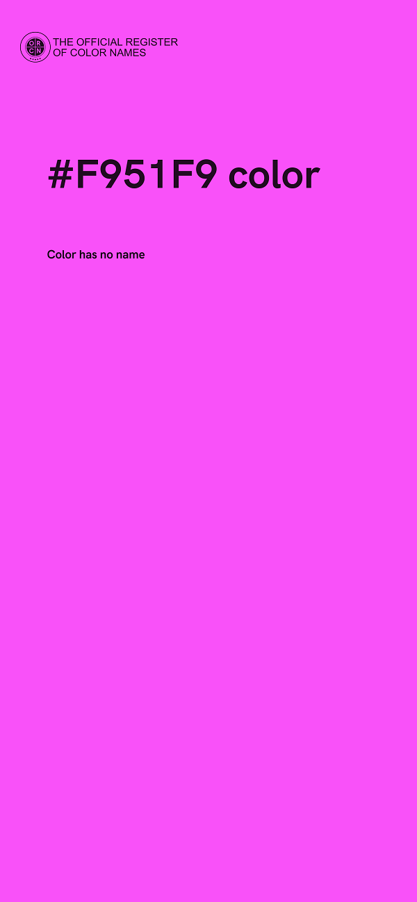 #F951F9 color image