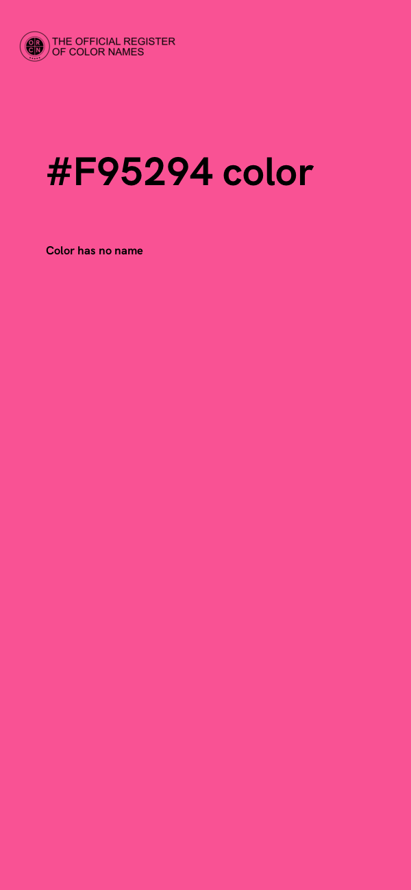 #F95294 color image