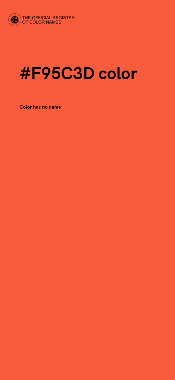#F95C3D color image