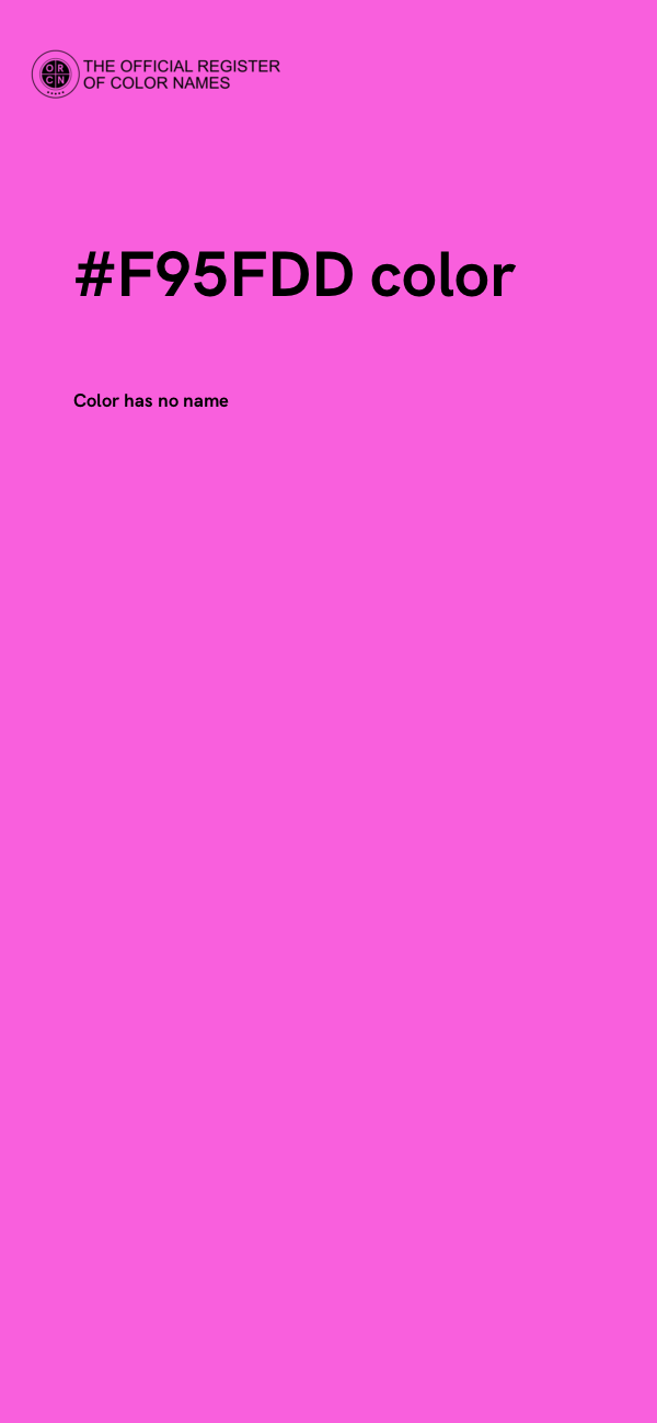 #F95FDD color image