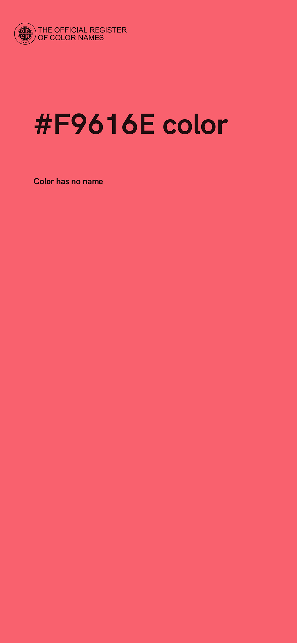 #F9616E color image