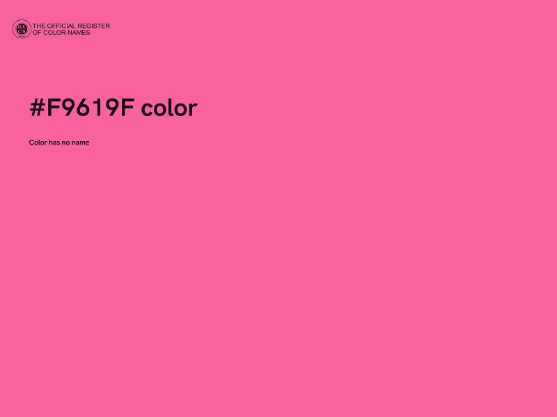 #F9619F color image