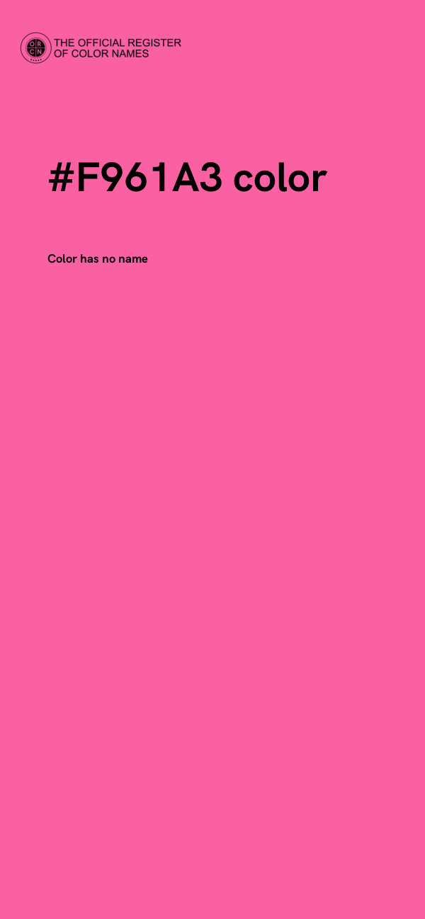 #F961A3 color image