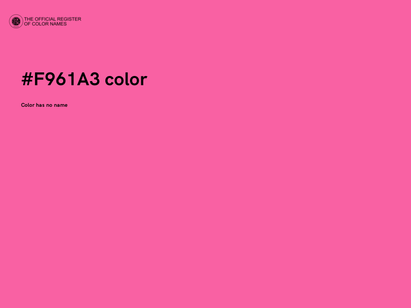 #F961A3 color image