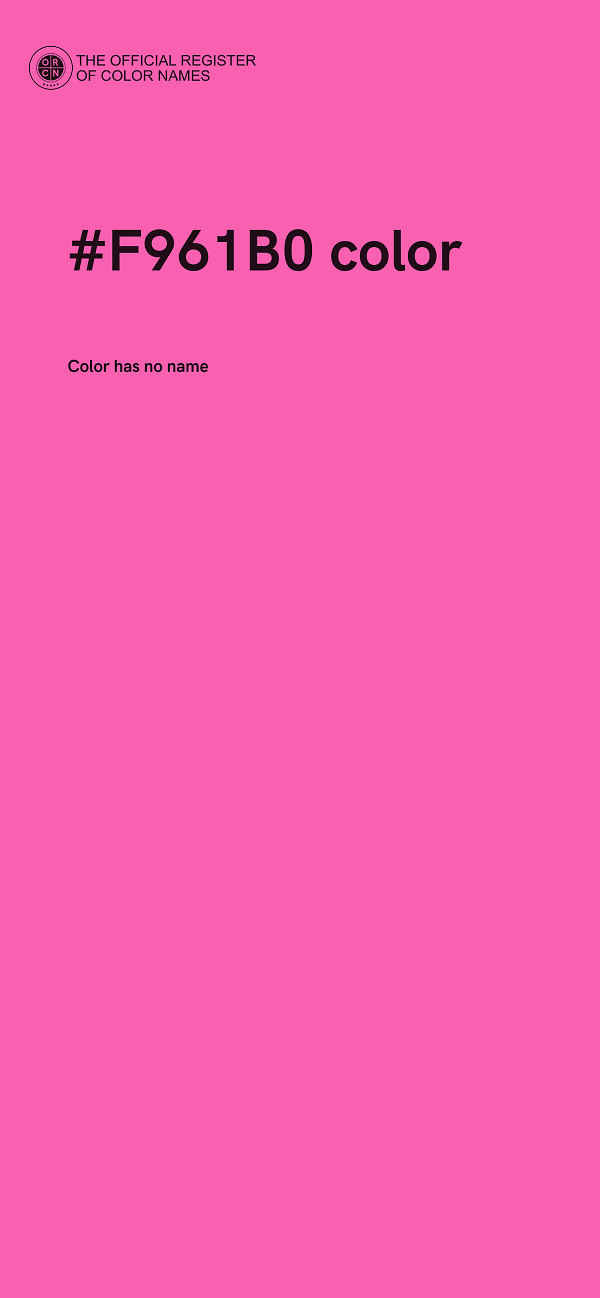 #F961B0 color image