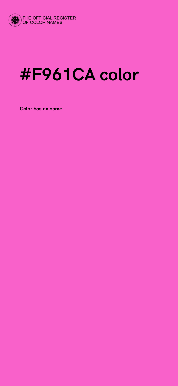 #F961CA color image