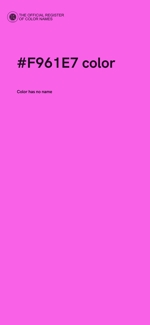 #F961E7 color image