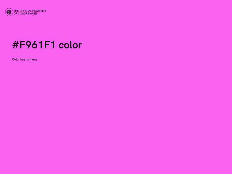 #F961F1 color image