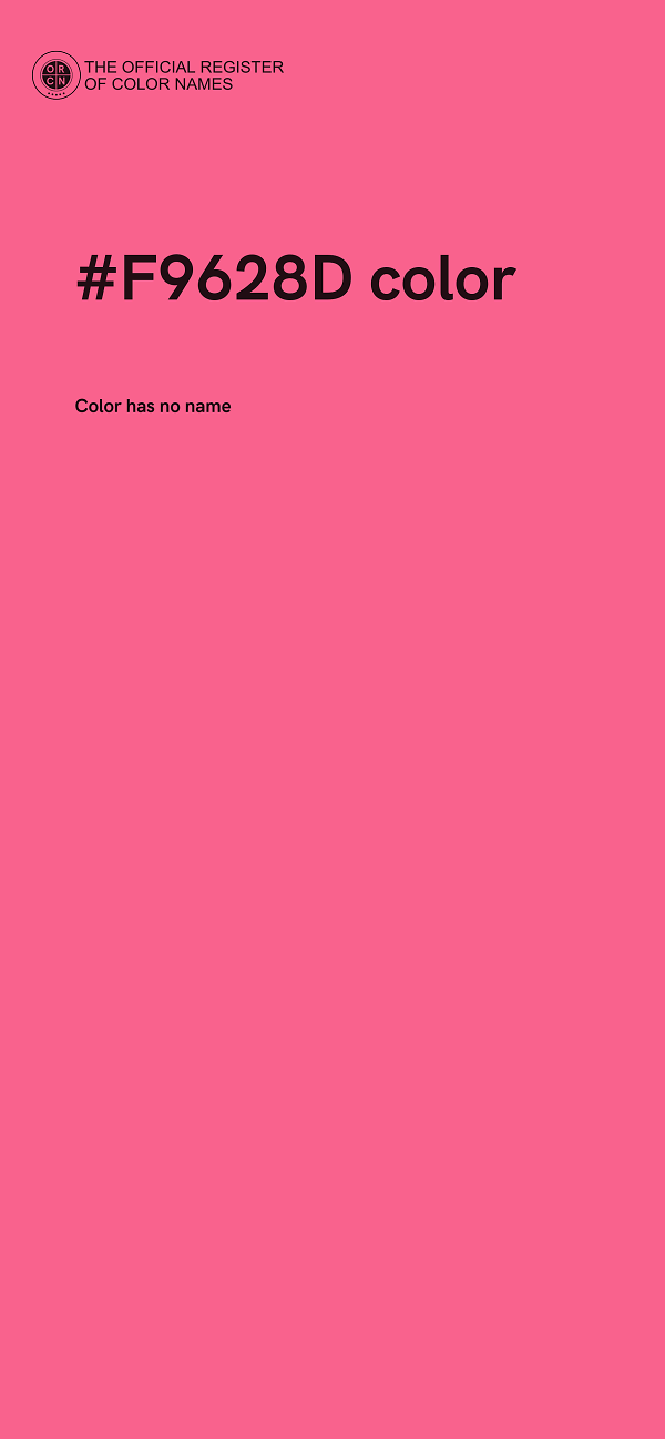#F9628D color image