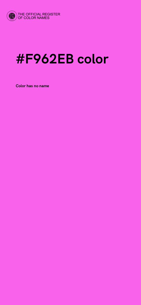 #F962EB color image