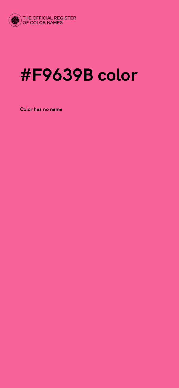 #F9639B color image