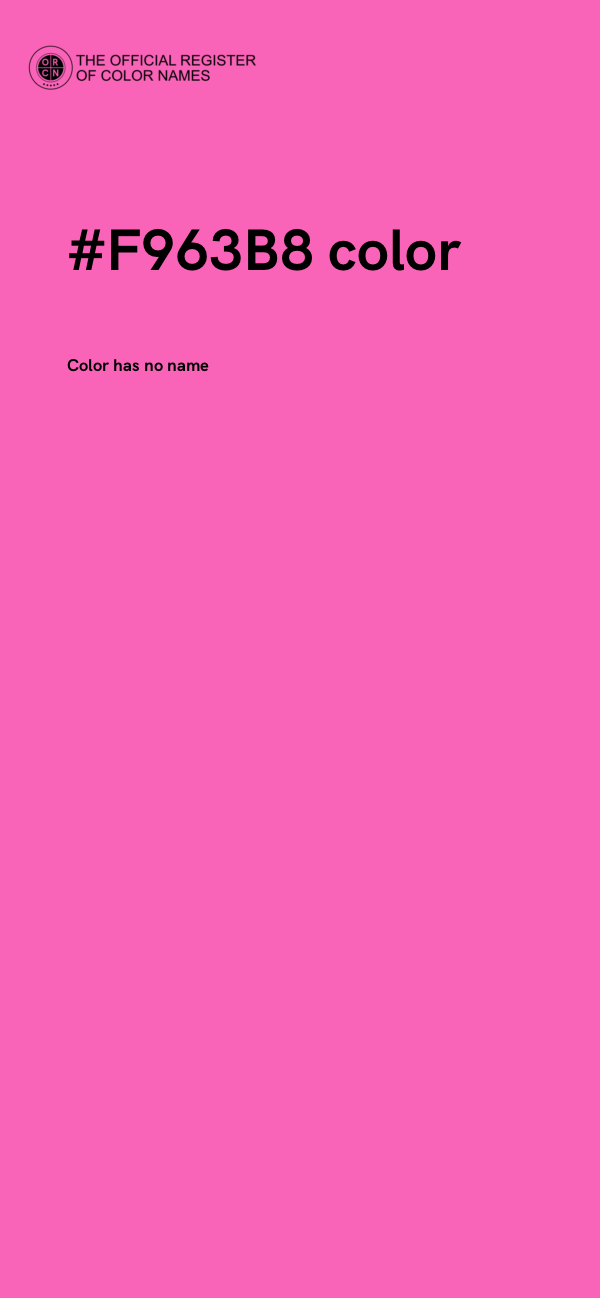 #F963B8 color image