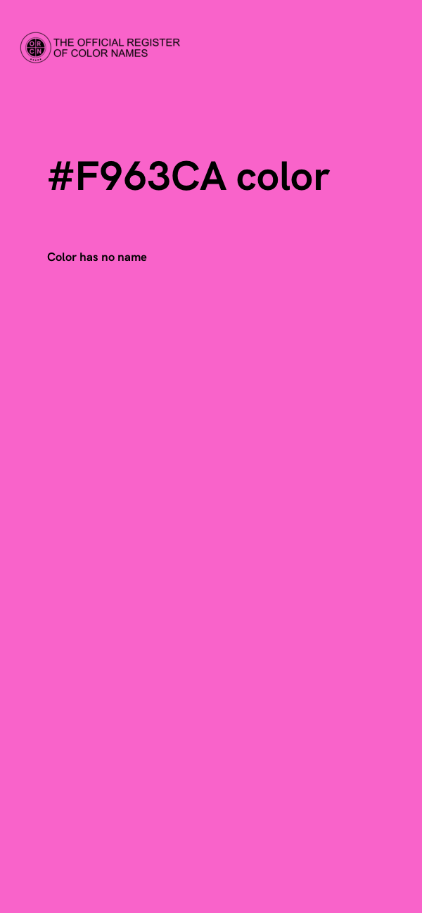 #F963CA color image
