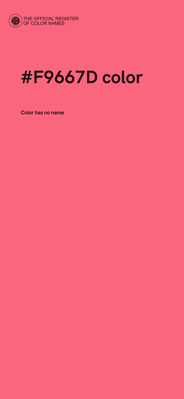 #F9667D color image