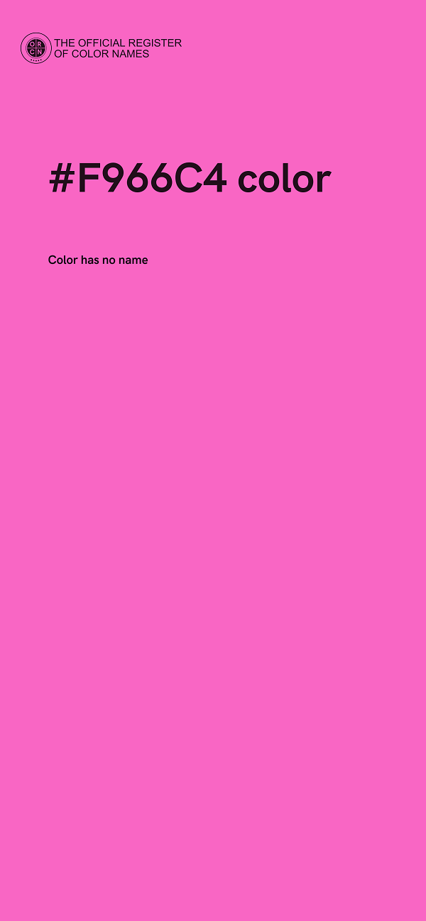 #F966C4 color image