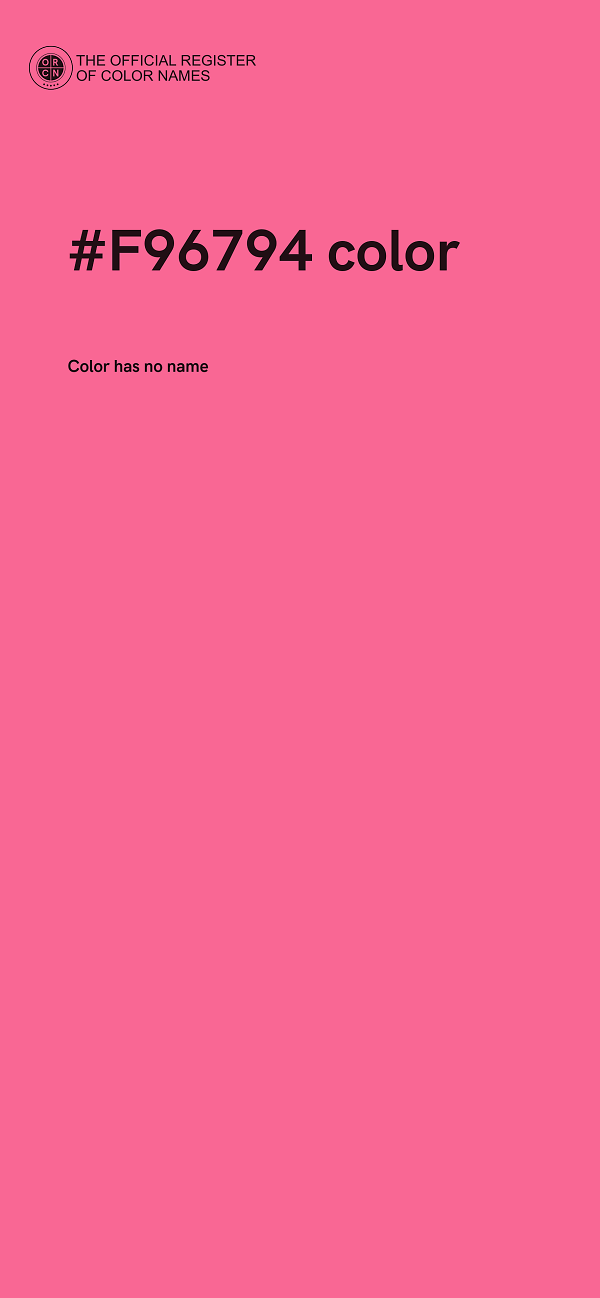 #F96794 color image