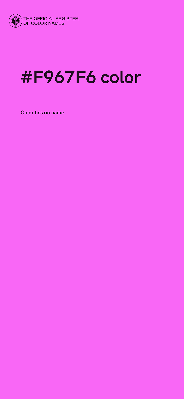 #F967F6 color image