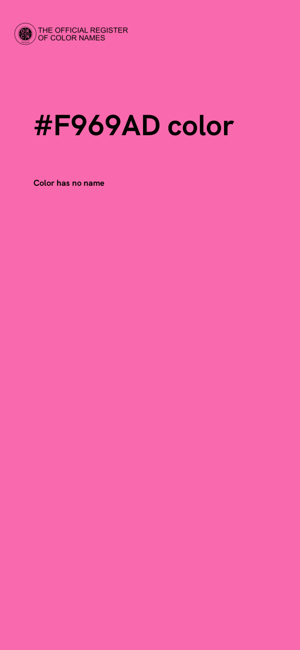 #F969AD color image