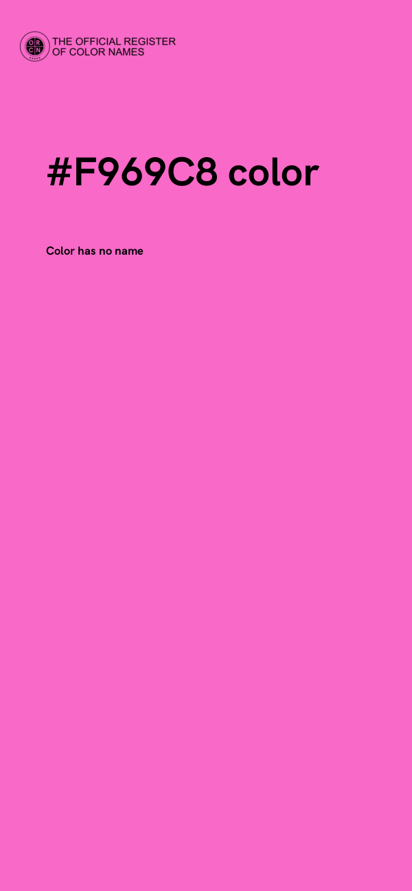 #F969C8 color image