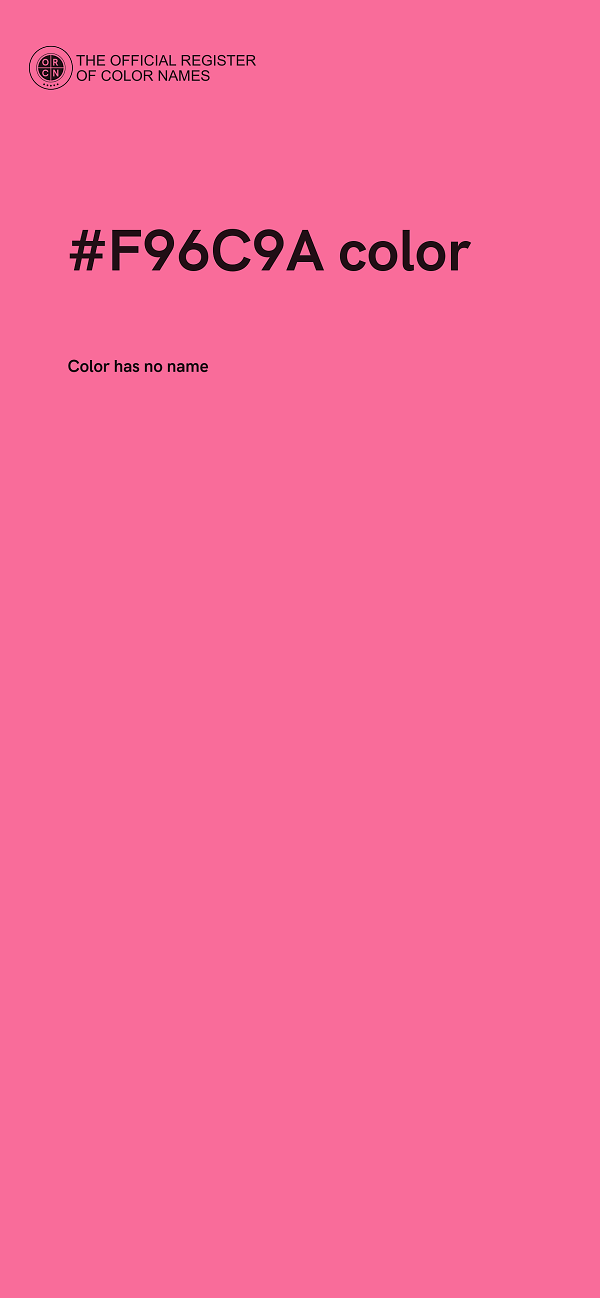 #F96C9A color image