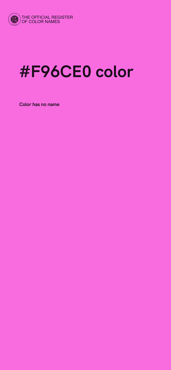 #F96CE0 color image