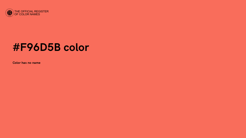 #F96D5B color image