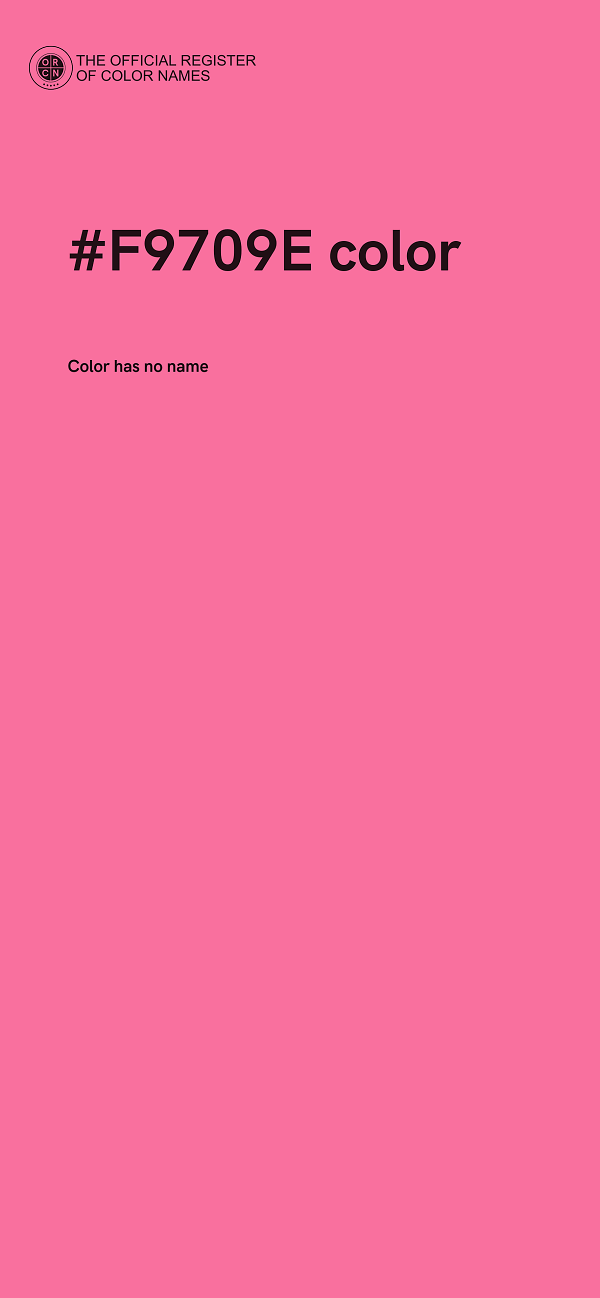 #F9709E color image