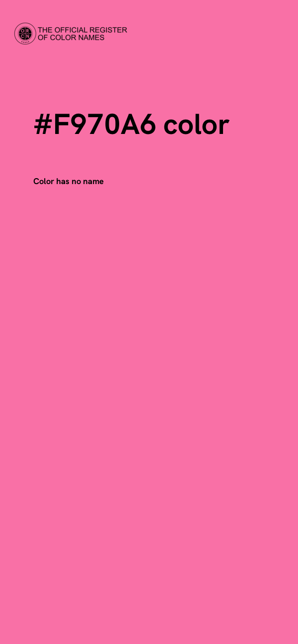 #F970A6 color image