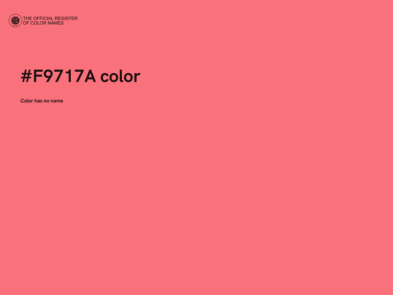 #F9717A color image