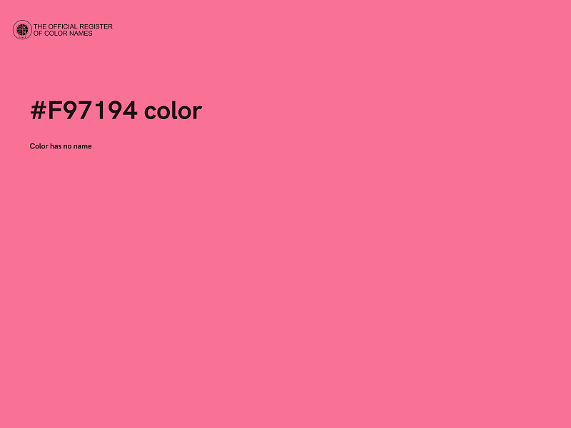 #F97194 color image