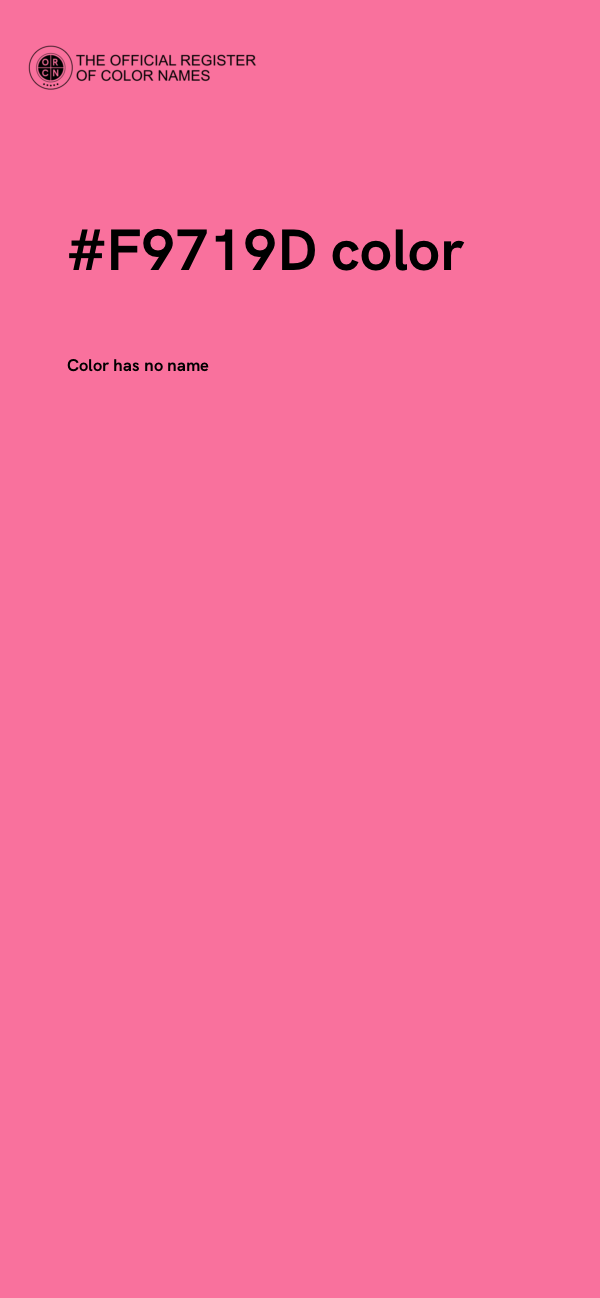 #F9719D color image