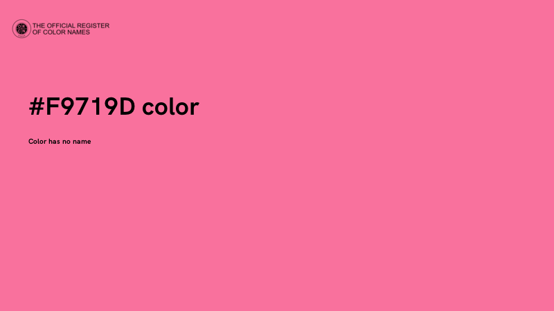 #F9719D color image