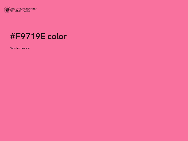 #F9719E color image