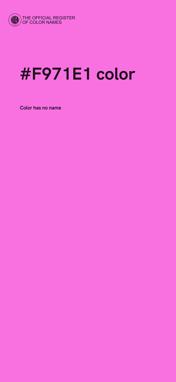#F971E1 color image