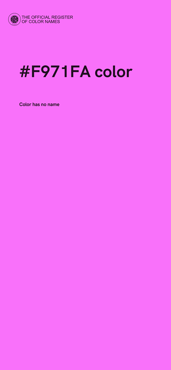 #F971FA color image