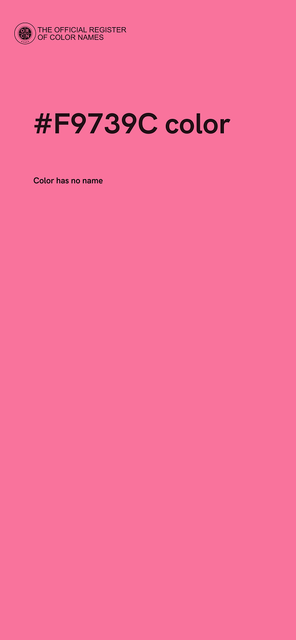 #F9739C color image