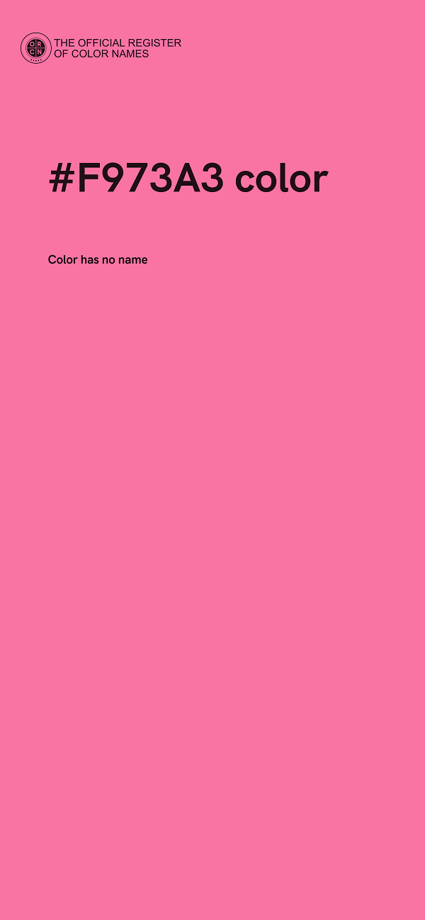 #F973A3 color image