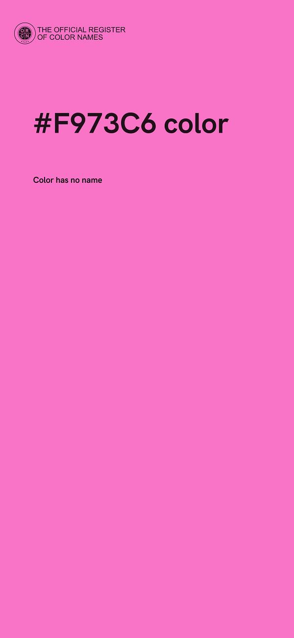#F973C6 color image