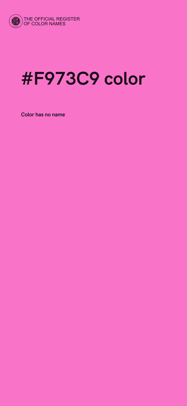 #F973C9 color image