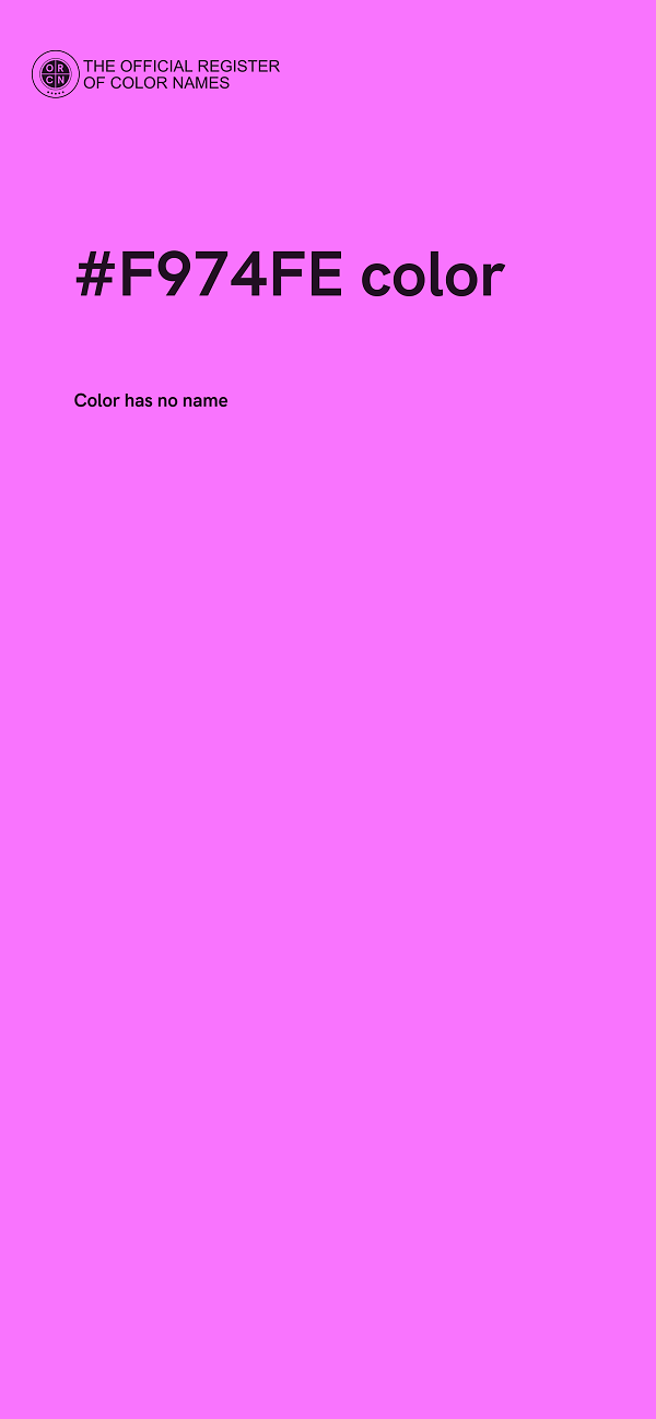 #F974FE color image