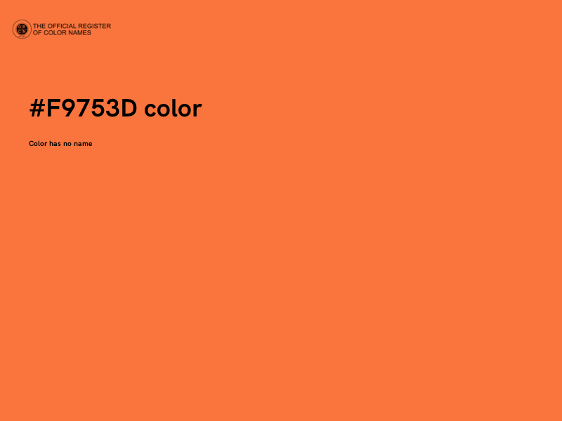 #F9753D color image