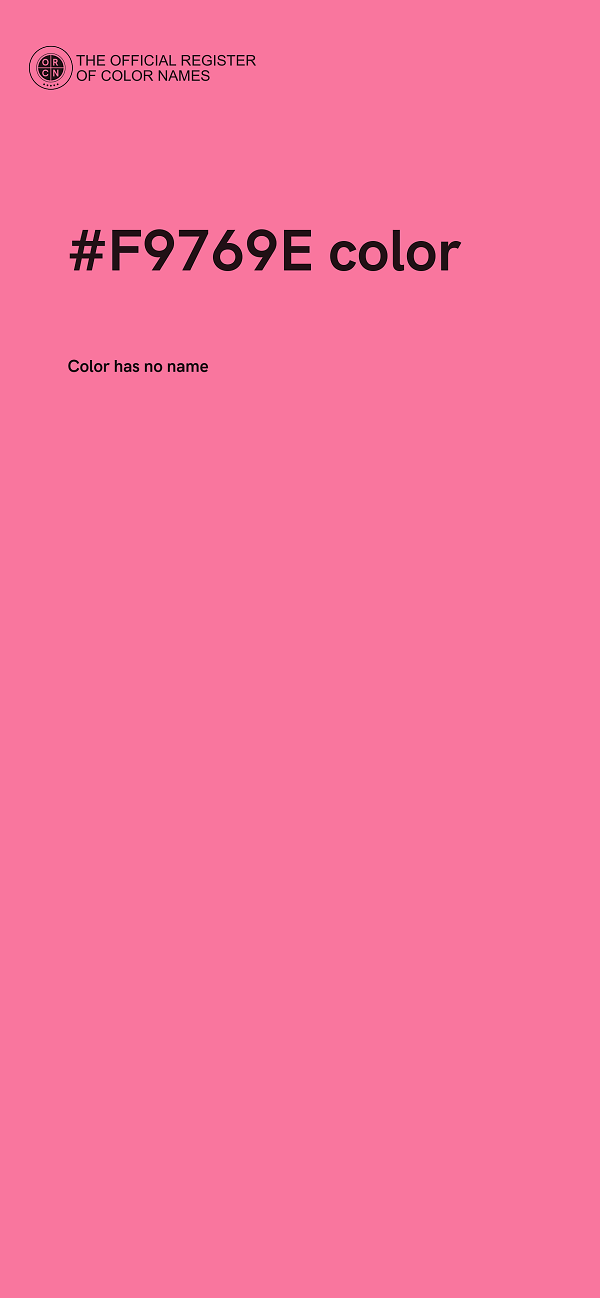 #F9769E color image