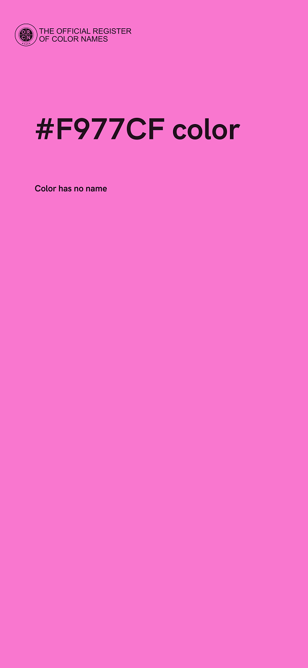 #F977CF color image