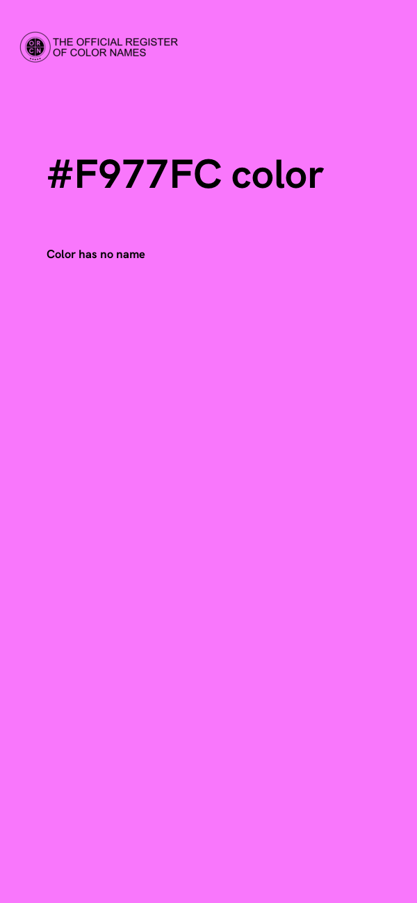 #F977FC color image