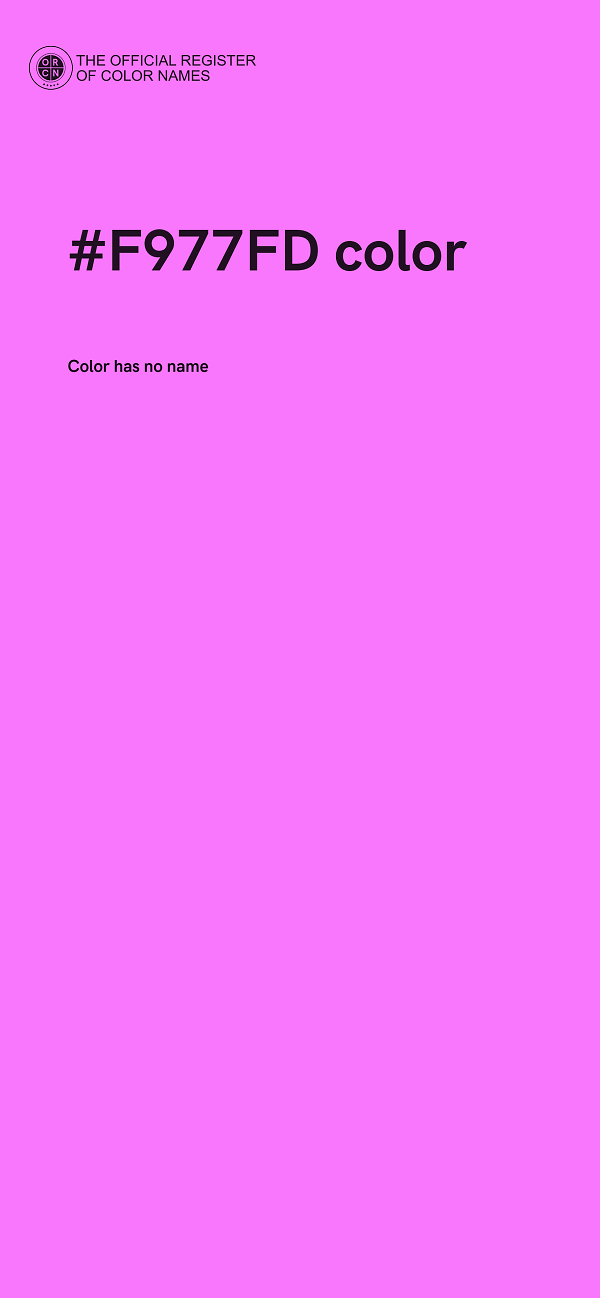 #F977FD color image
