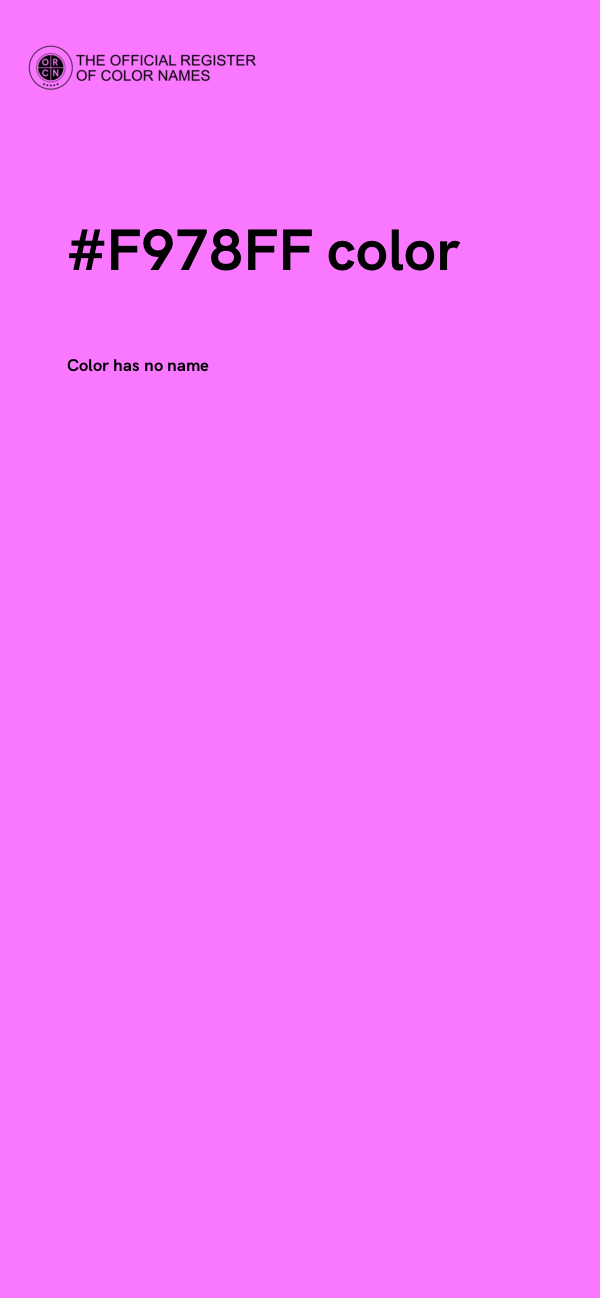 #F978FF color image