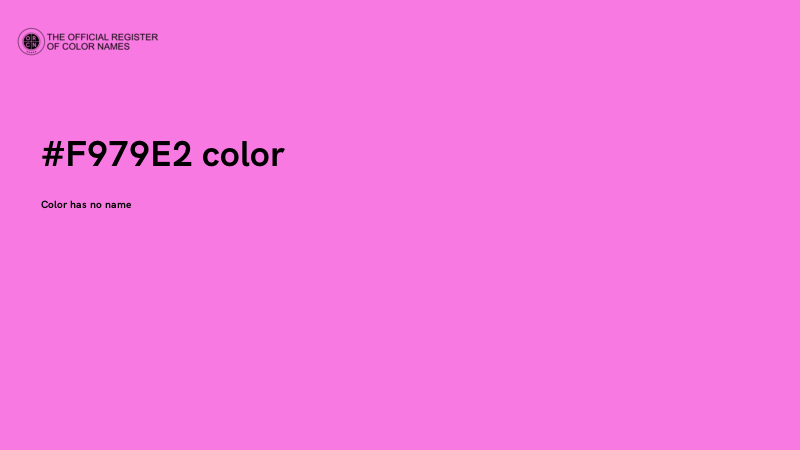 #F979E2 color image