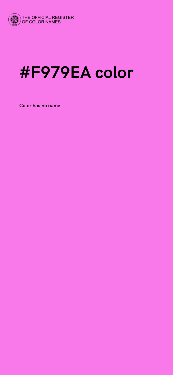 #F979EA color image